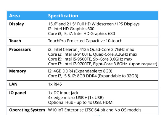 elo-i-series-tech-specs